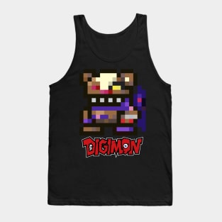 digimon shinmonzaemon pixel Tank Top